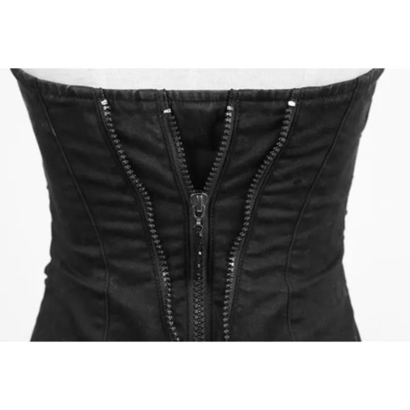 NWT - Punk Rave Rebella Bodice Halter in Black - Size XL - Picture 6 of 15